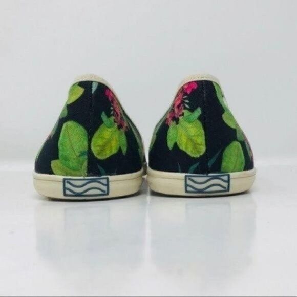 Soludos canvas flats tropical floral print slip on US 8 BoxG - Picture 4 of 6